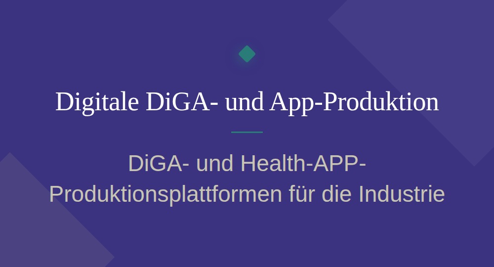 KIBAN DiGA-Produktionsplattform